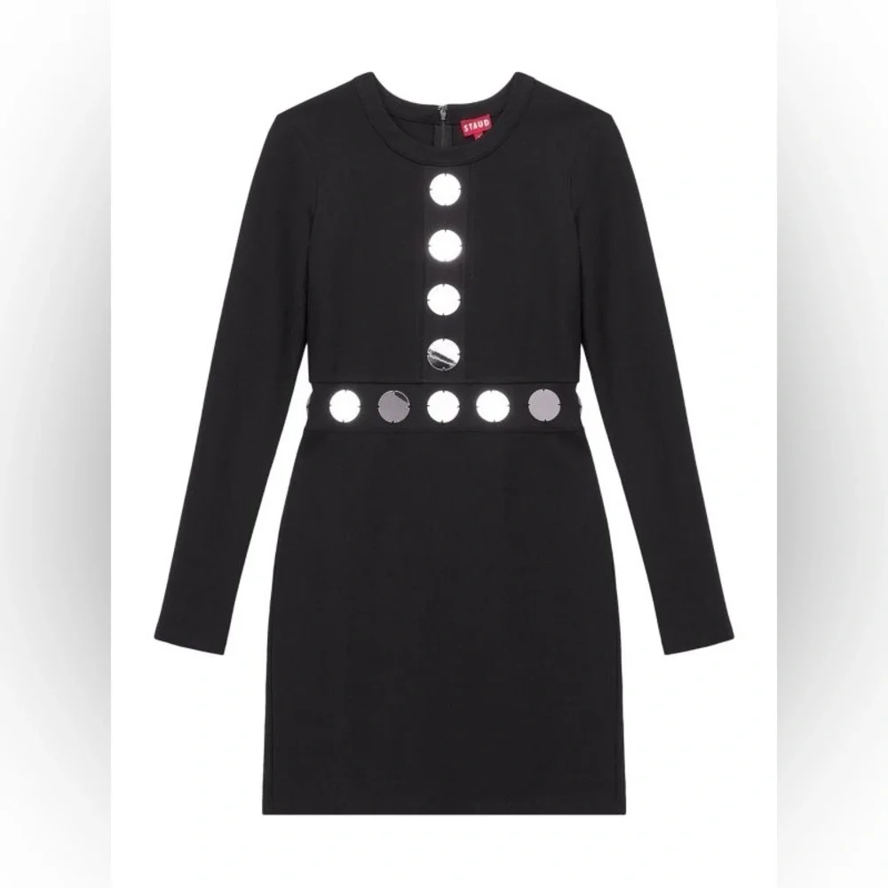 New NWT STAUD Asher Minidress Black - Picture 2 of 4